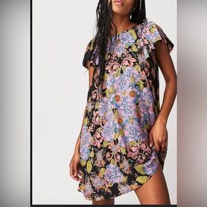 Free People Yara Printed Mini-Twilight